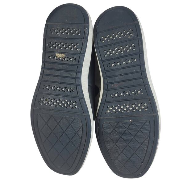 Vince Camuto Sporty Leather Eidel  Slip On Sneaker Topanga Black Size 10.5 - Picture 6 of 7